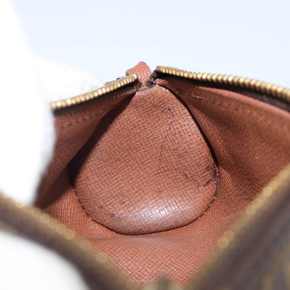 Louis Vuitton Papillon Pochette Monogram Canvas, BROWN, CANVAS, Handbag