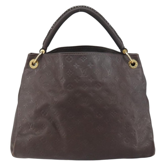 Louis Vuitton Artsy Handbag Monogram Empreinte Leather, BROWN, LEATHER, Handbag
