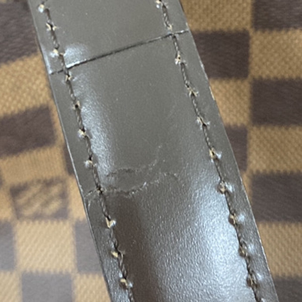 Louis Vuitton Verona Handbag Damier, BROWN, CANVAS, Shoulder bag