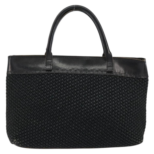 Bottega Veneta Vintage handbag Canvas, BLACK, CANVAS, Handbag