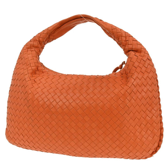 Bottega Veneta Hop Hobo Intrecciato Leather, ORANGE, LEATHER, Handbag