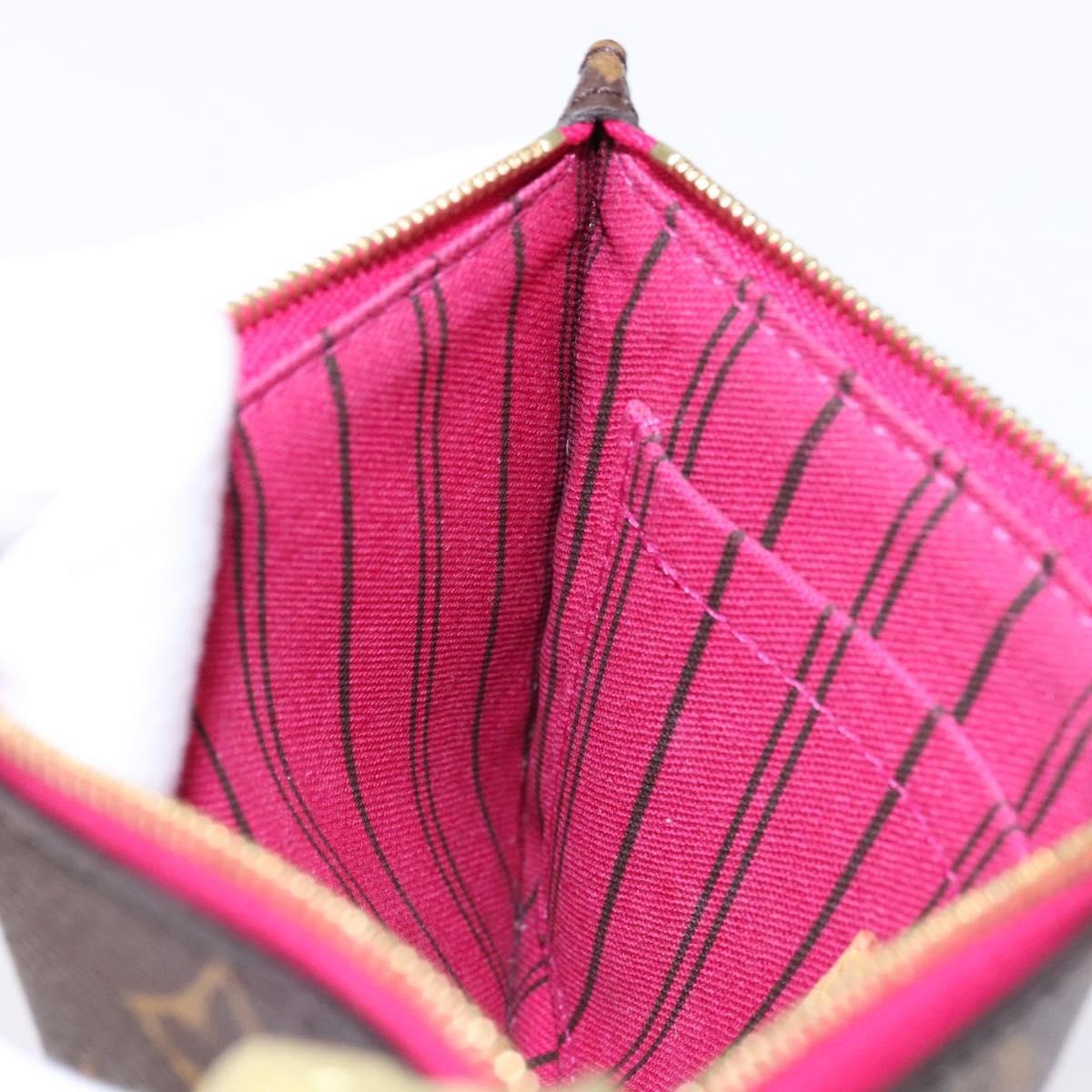 Louis Vuitton Neverfull Pochette Monogram Canvas, BROWN, CANVAS, Tote bag