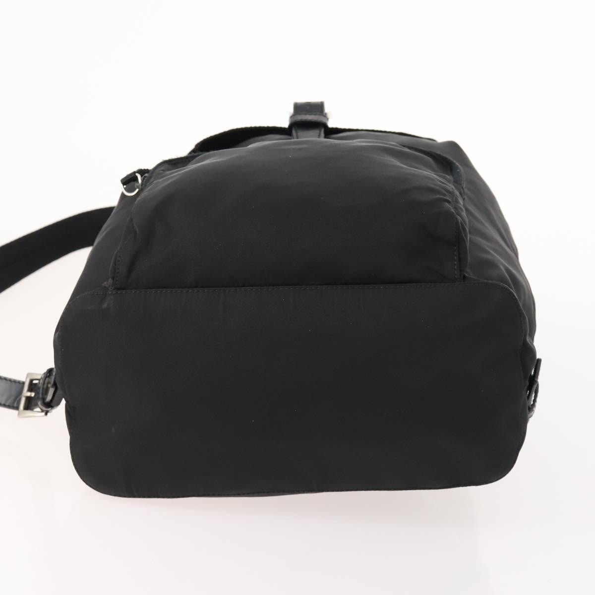 Prada Front Pocket Backpack Tessuto, BLACK, NYLON, Backpack