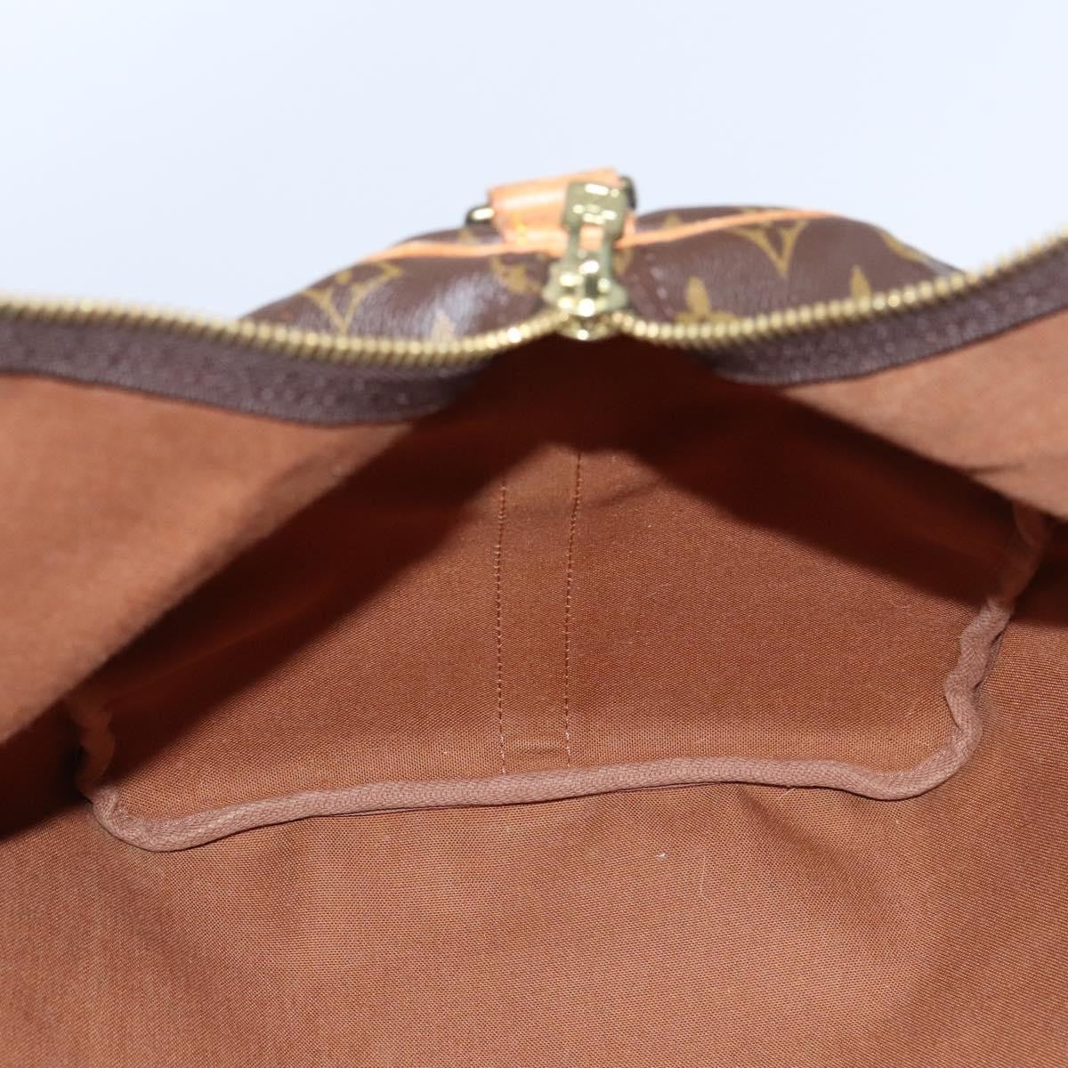 Louis Vuitton Keepall Bag Monogram Canvas, BROWN, CANVAS, Travel bag