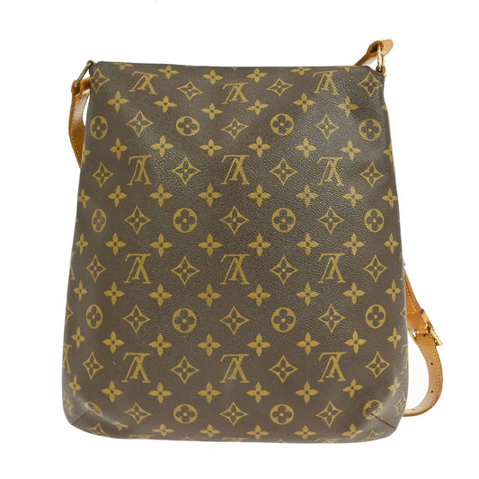 Louis Vuitton Musette Handbag Monogram Canvas, BROWN, CANVAS, Shoulder bag