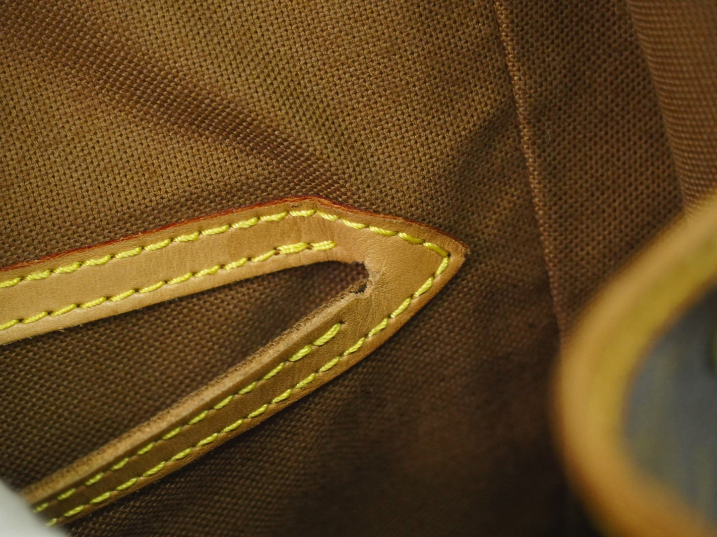 Louis Vuitton Vintage Montsouris Backpack Monogram Canvas, BROWN, CANVAS, Backpack