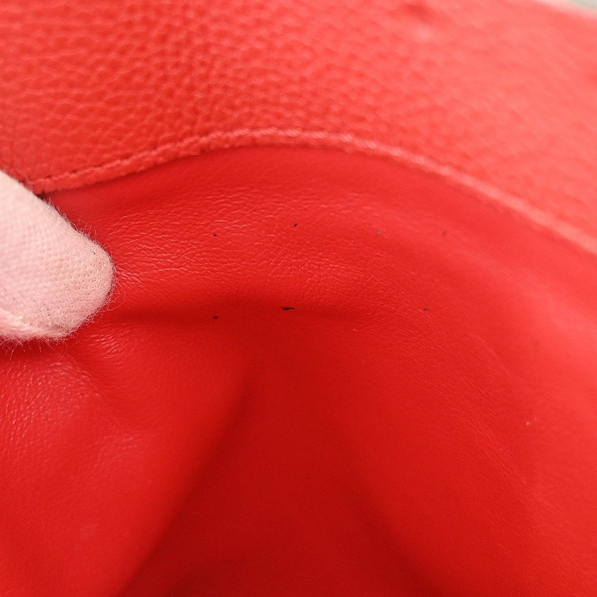 Louis Vuitton City Steamer Handbag Leather, Red, Leather, Tote Bag