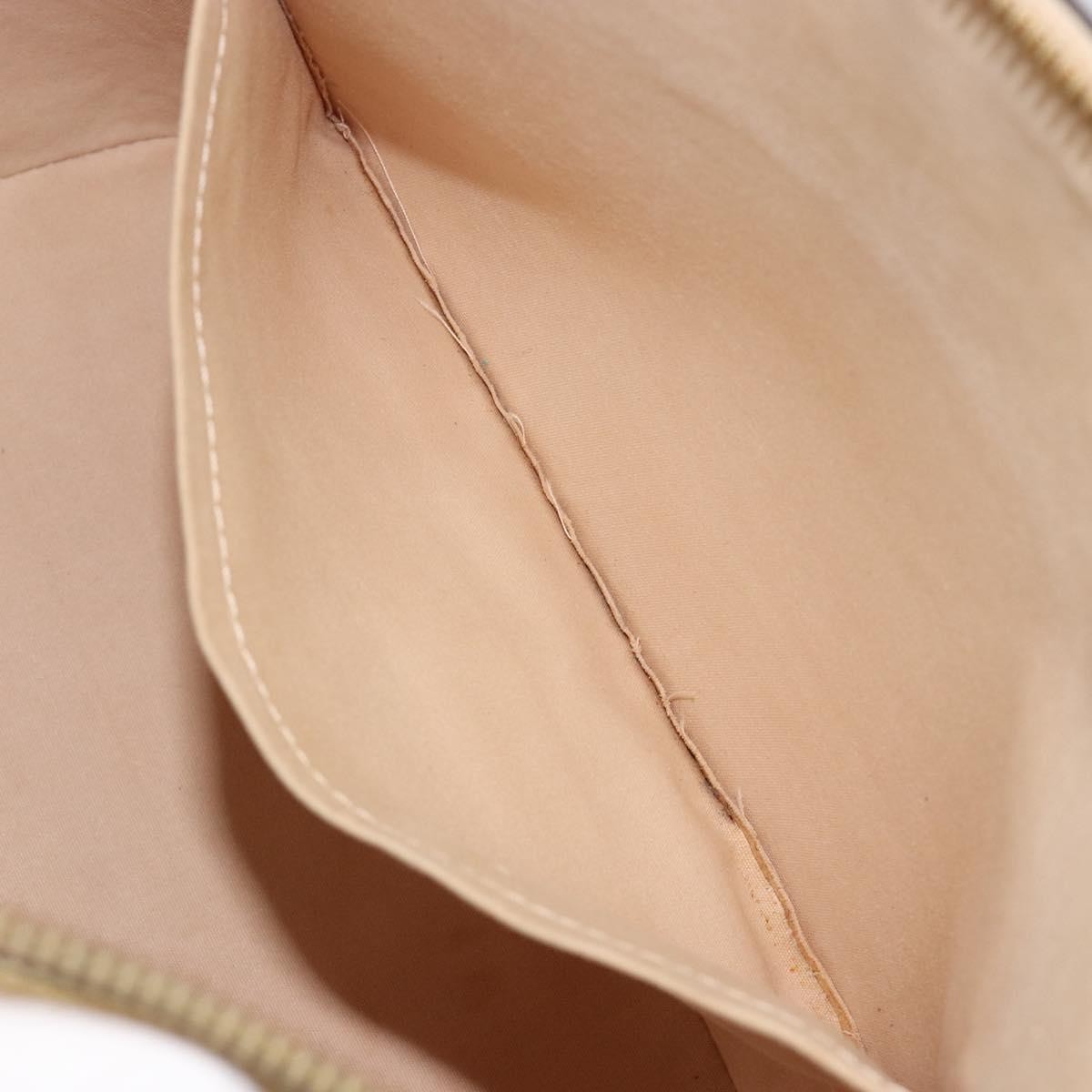 Louis Vuitton Montebello Handbag Monogram Vernis, Beige, Patent Leather, Handbag