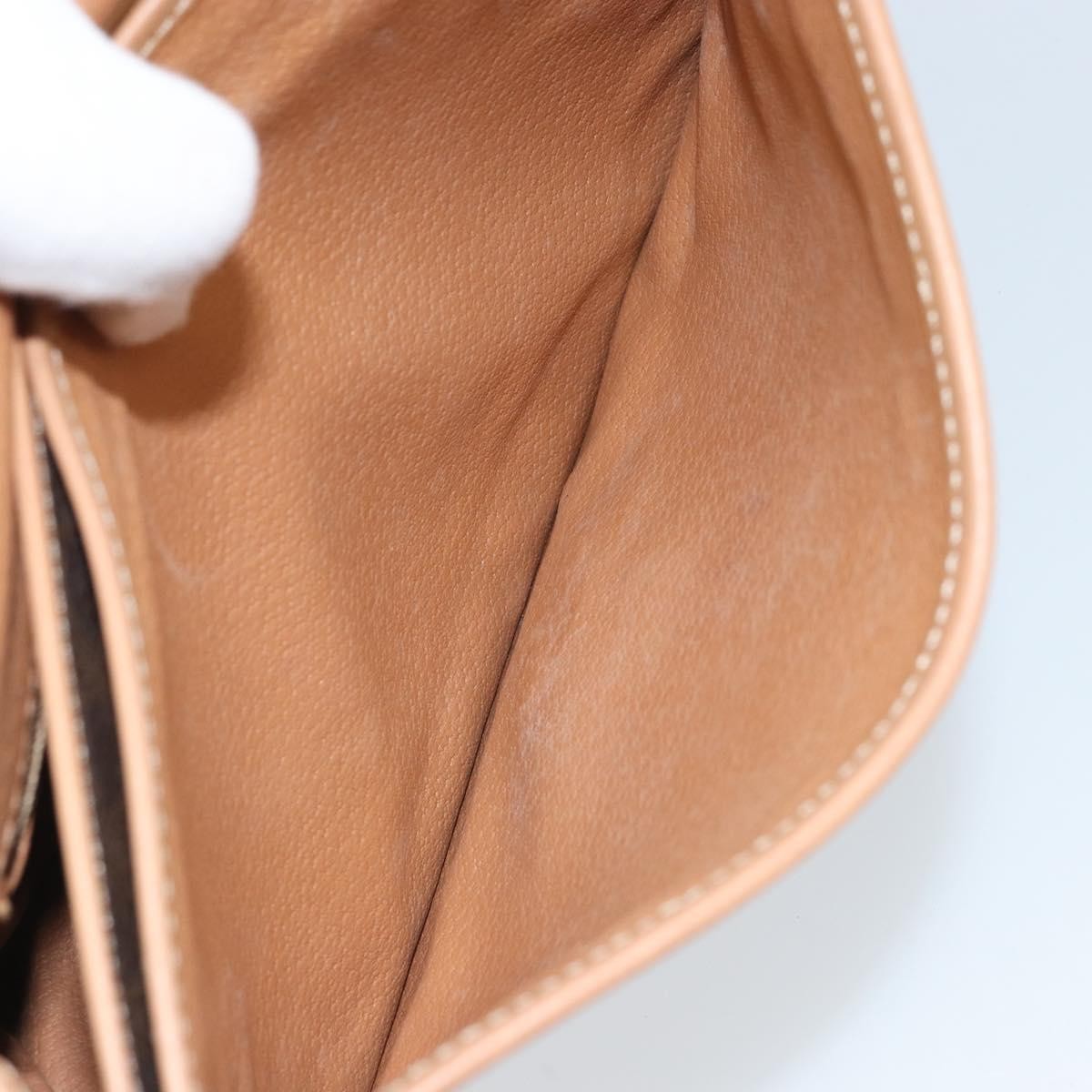 Celine Vintage Macadam Shoulder Bag Canvas and Leather, Brown, Canvas, Shoulder Bag