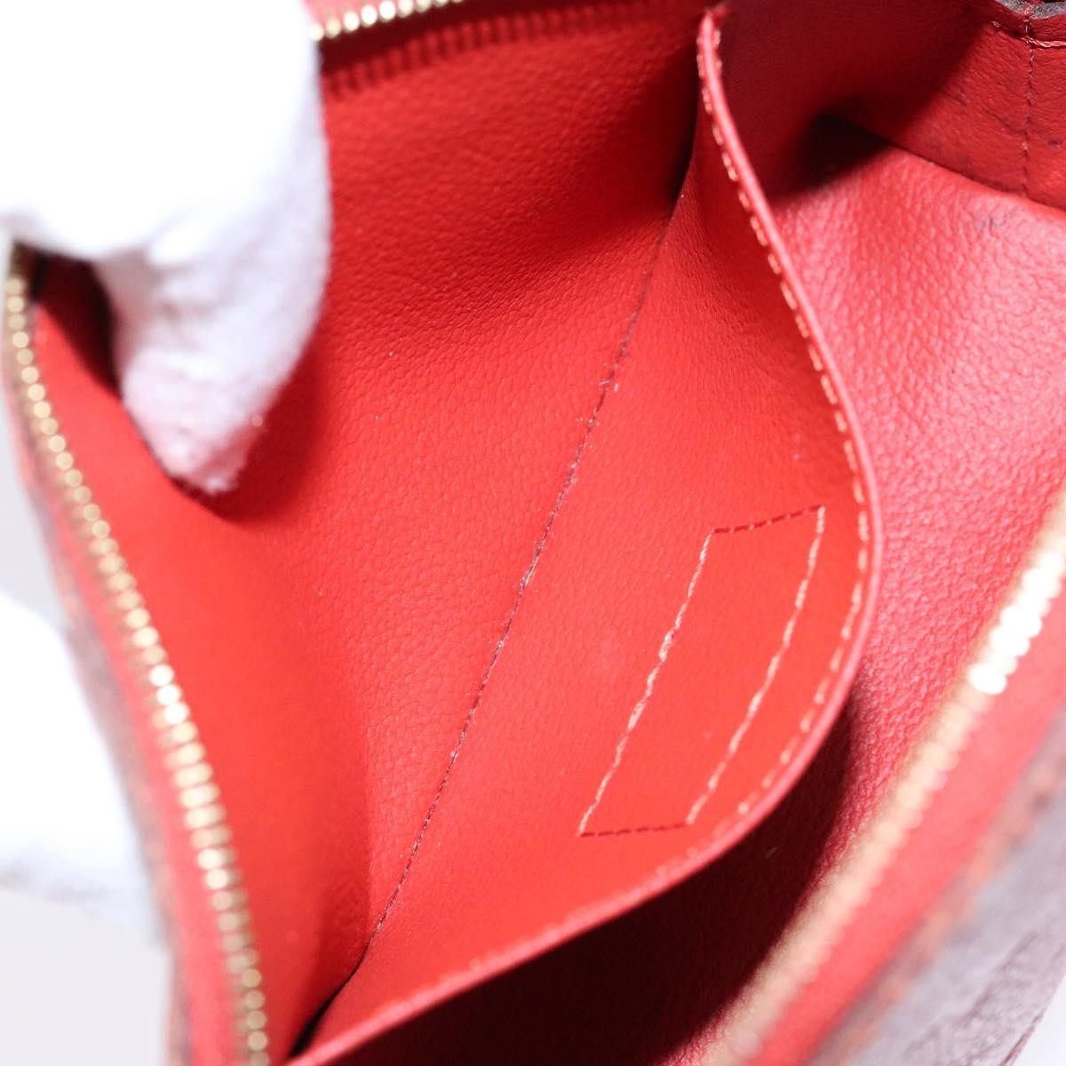 Louis Vuitton Cosmetic Pouch Monogram Empreinte Leather, RED, LEATHER, Toiletry Case