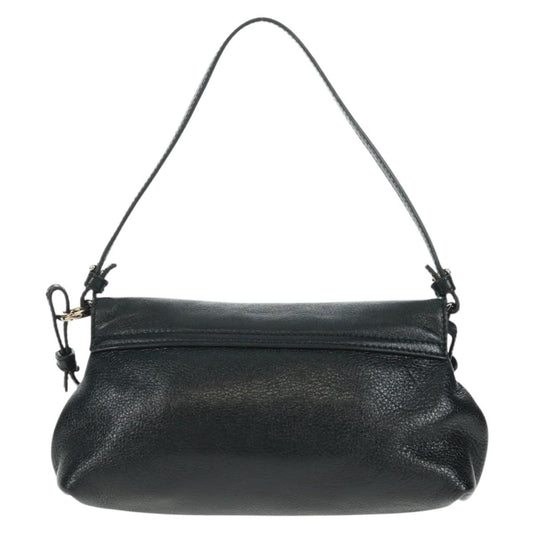 Chloe Lily Shoulder bag Leather, BLACK, LEATHER, Shoulder bag