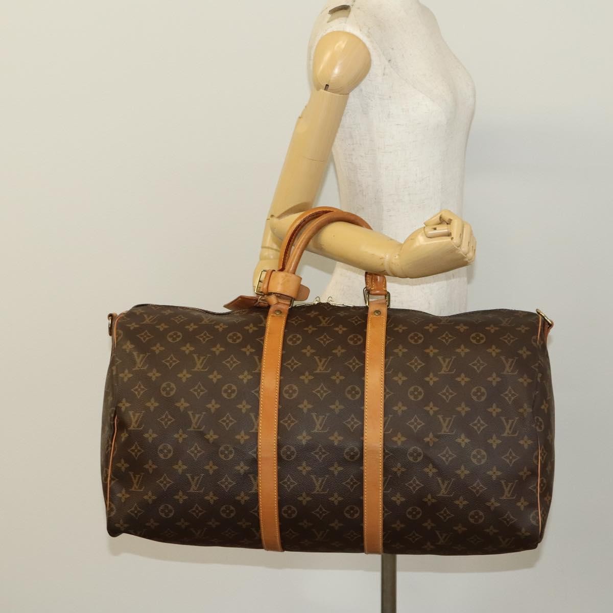 Louis Vuitton Keepall Bandouliere Bag Monogram Canvas, MULTICOLOUR, CANVAS, Travel bag