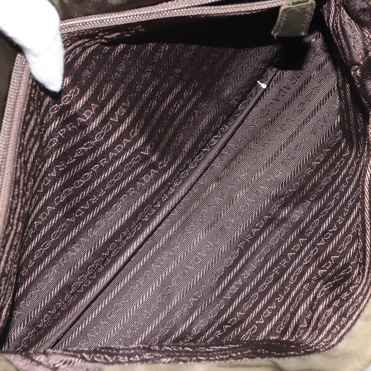 Prada Open Tote Tessuto, KHAKI, NYLON, Handbag