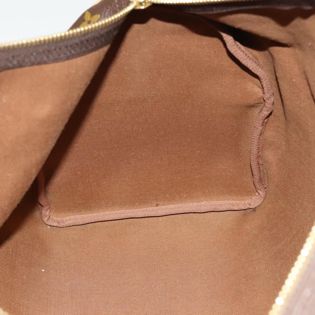 Louis Vuitton Keepall Bag Monogram Canvas, BROWN, CANVAS, Travel bag