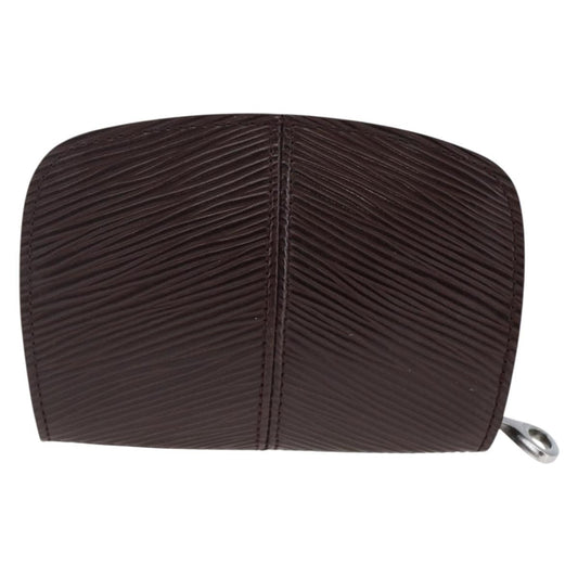 Louis Vuitton Demi Lune Coin Purse Epi Leather, BROWN, LEATHER, Wallets