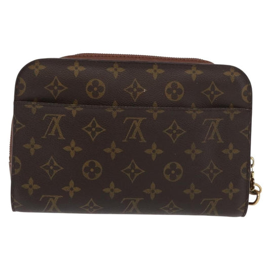 Louis Vuitton Pochette Orsay Monogram Canvas, BROWN, CANVAS, Clutche & pouche