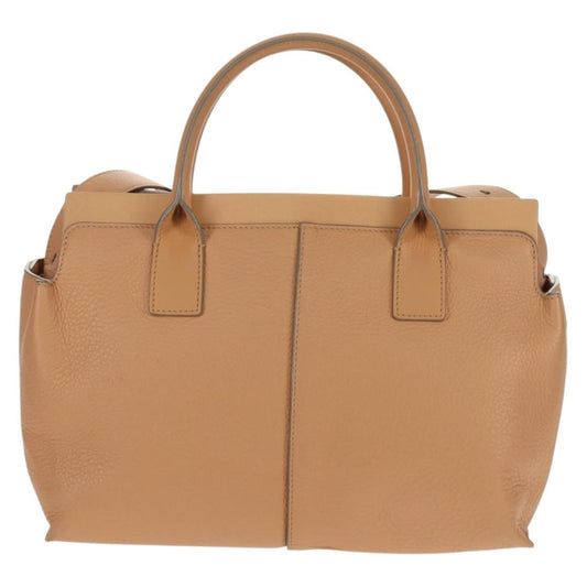 Chloe Cate Satchel Leather, Beige, Leather, Tote Bag