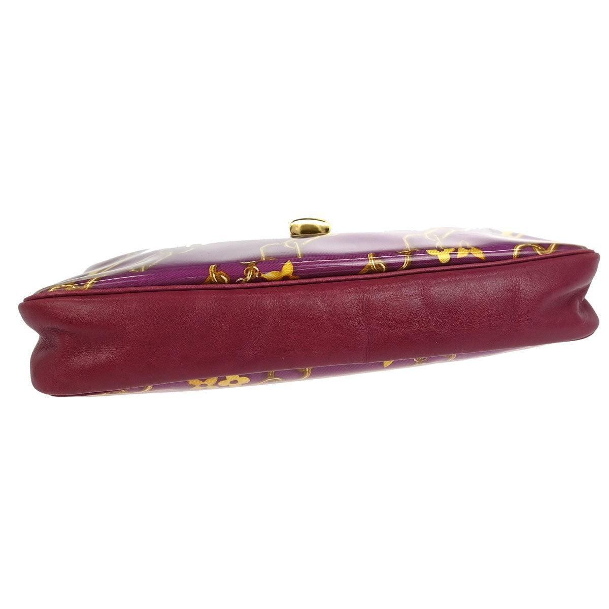 Louis Vuitton Charms Pochette PVC Over Printed Silk, PINK, PVC, Clutche & pouche