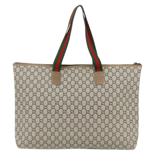 Gucci GG supreme tote bag Canvas, Beige, Canvas, Tote Bag