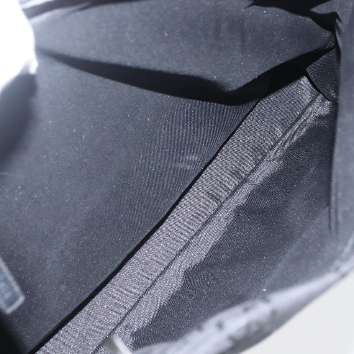 Gucci Vintage Bamboo Handle Tote GG Nylon, Black, Nylon, Tote Bag
