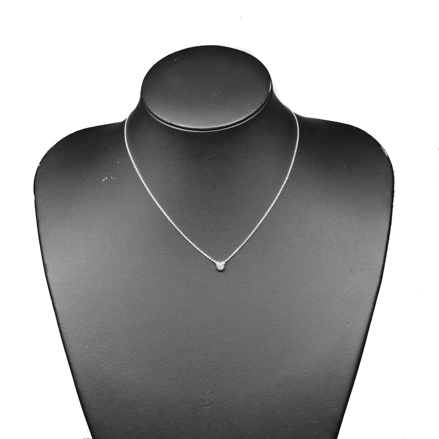 Tiffany & Co. Elsa Peretti Diamonds By The Yard Necklace Sterling silver with Diamond, SILVER, SILVER, Necklace