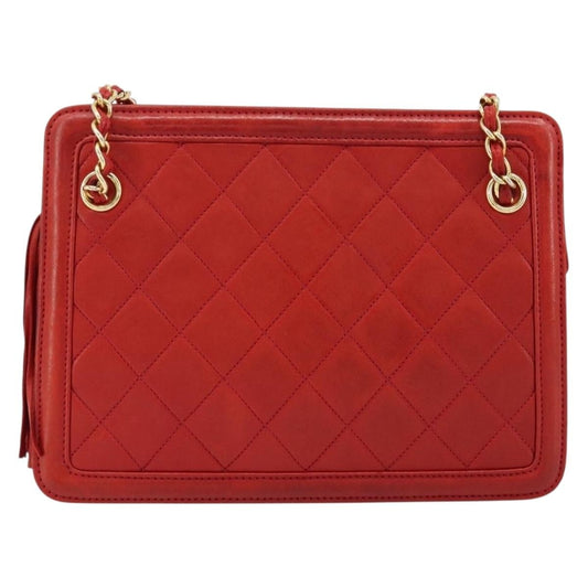 Chanel Chain Clutch Leather, Multicolour, Leather, Handbag
