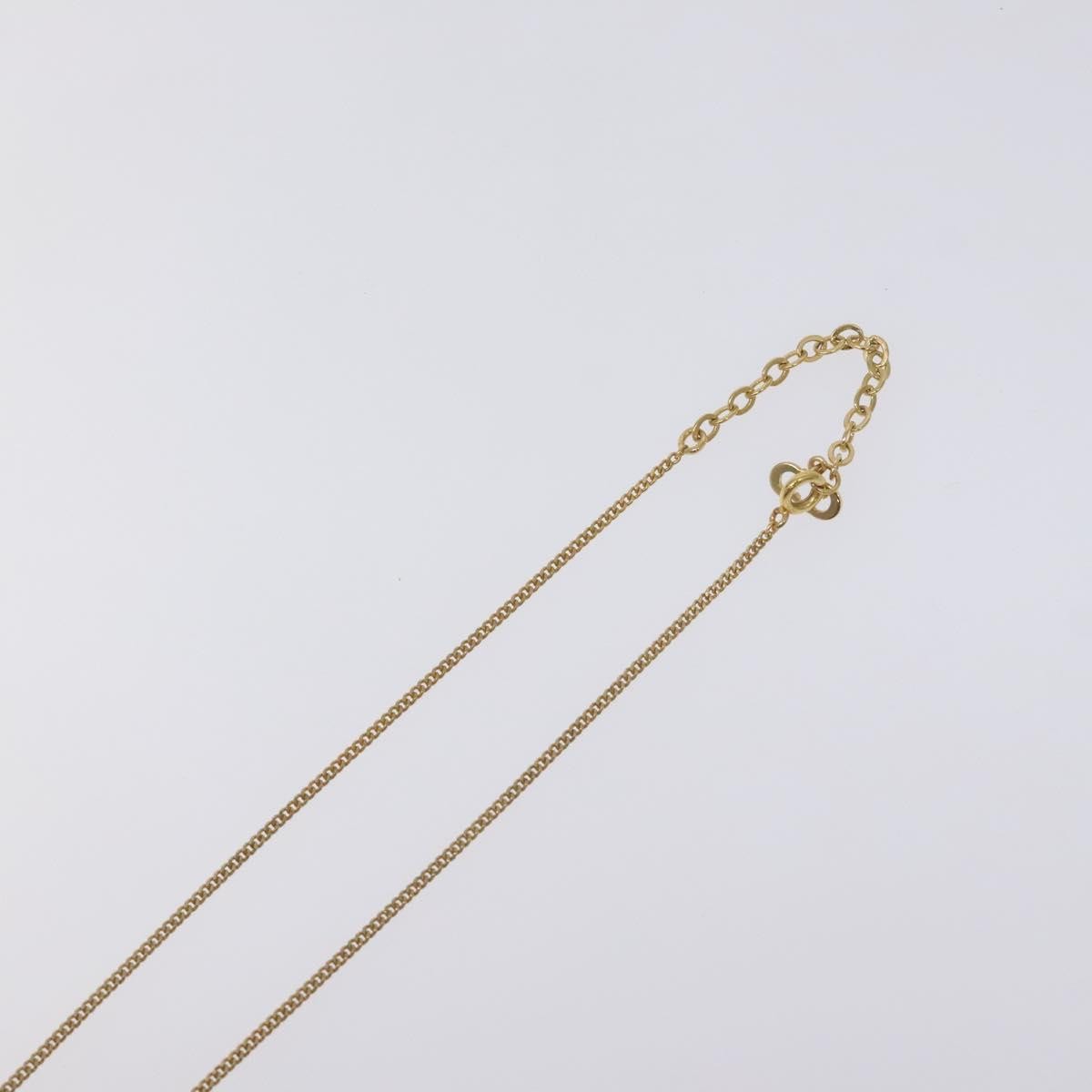 Christian Dior CD Pendant Necklace Gold-plated, GOLD, METAL, Necklace