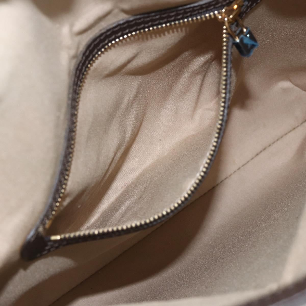 Louis Vuitton Francoise handbag Mini lin, KHAKI, CANVAS, Tote bag
