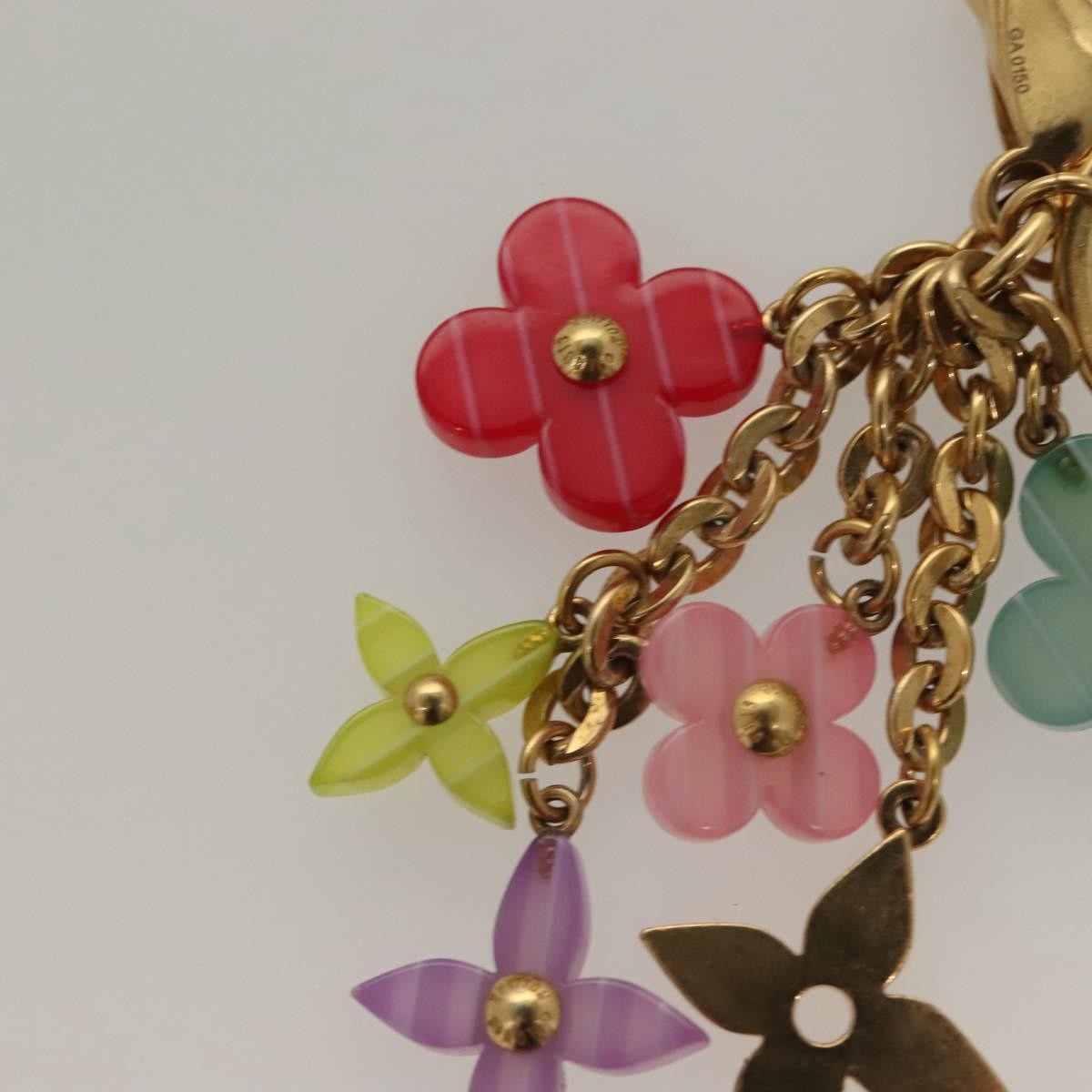 Louis Vuitton Pop Flowers Bag Charm Enamel with Metal, MULTICOLOUR, METAL, Charms and Keychains