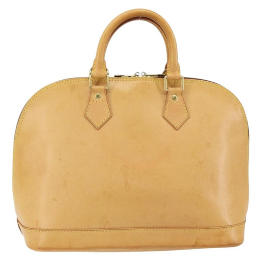Louis Vuitton Alma Handbag Nomade Leather, BEIGE, LEATHER, Handbag