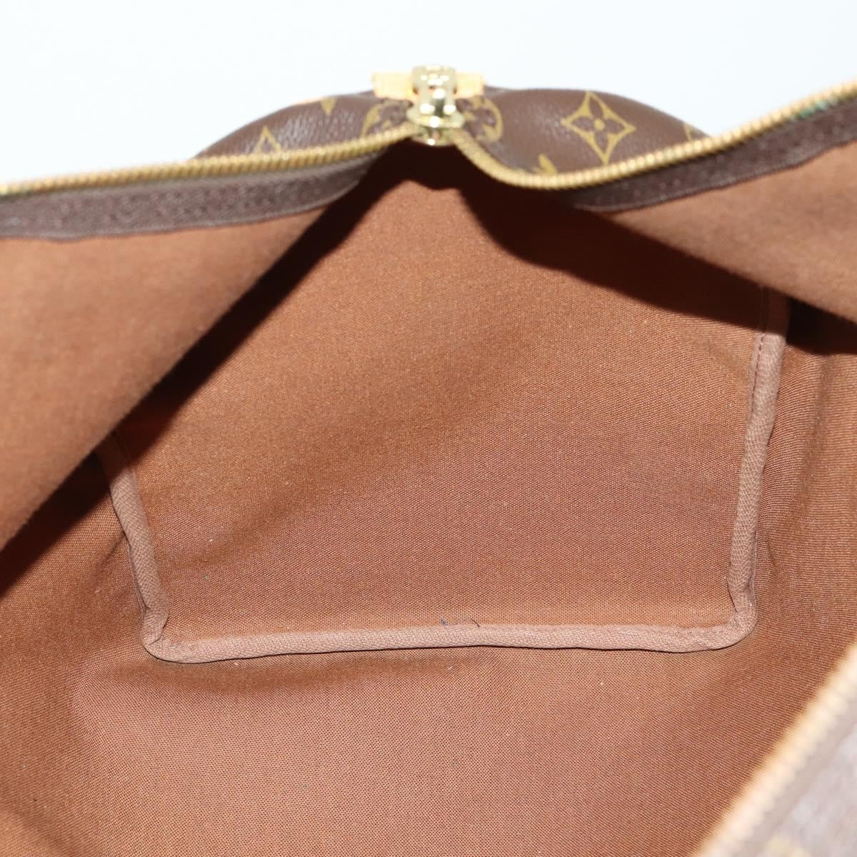 Louis Vuitton Keepall Bag Monogram Canvas, BROWN, CANVAS, Travel bag