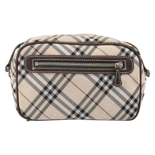 Burberry Nova Check Blue Label Nylon, BEIGE, NYLON, Shoulder bag