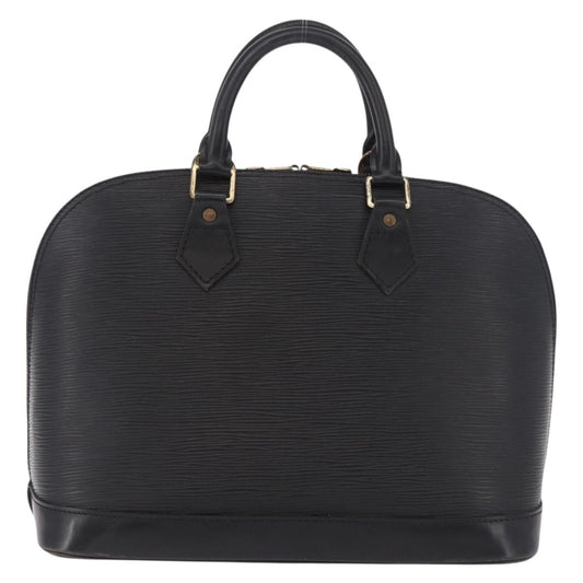 Louis Vuitton Alma Handbag Epi Leather, Black, Leather, Handbag
