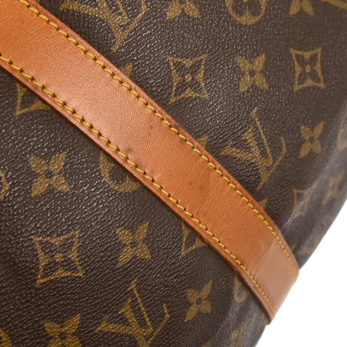 Louis Vuitton Keepall Bandouliere Bag Monogram Canvas, BROWN, CANVAS, Travel bag