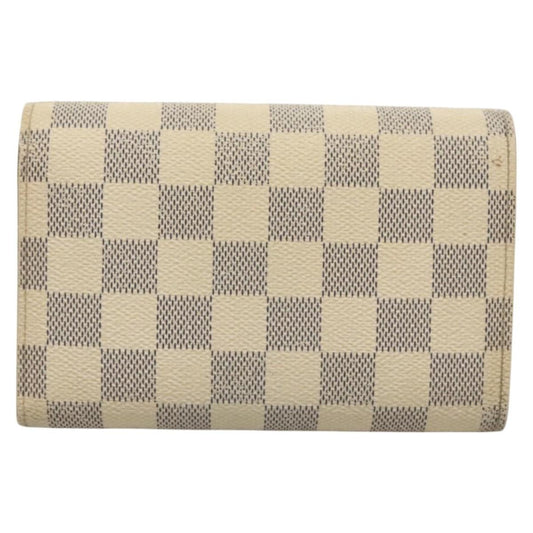 Louis Vuitton Alexandra Wallet Damier, WHITE, CANVAS, Wallets