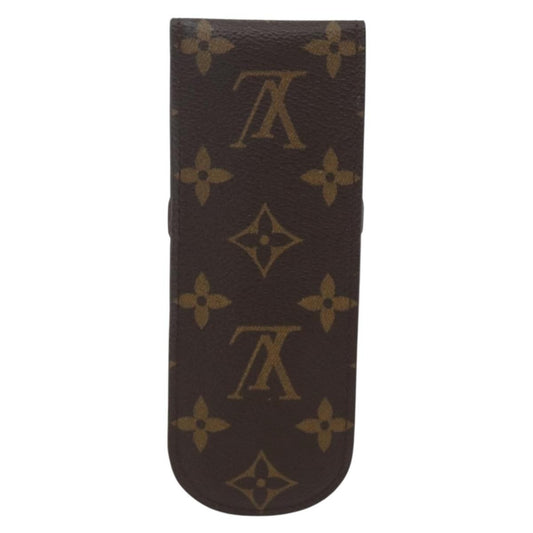 Louis Vuitton Etui à stylo Canvas, BROWN, CANVAS, Clutche & pouche