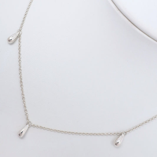 Tiffany & Co. Elsa Peretti Teardrop Necklace Silver 925, SILVER, SILVER, Necklace