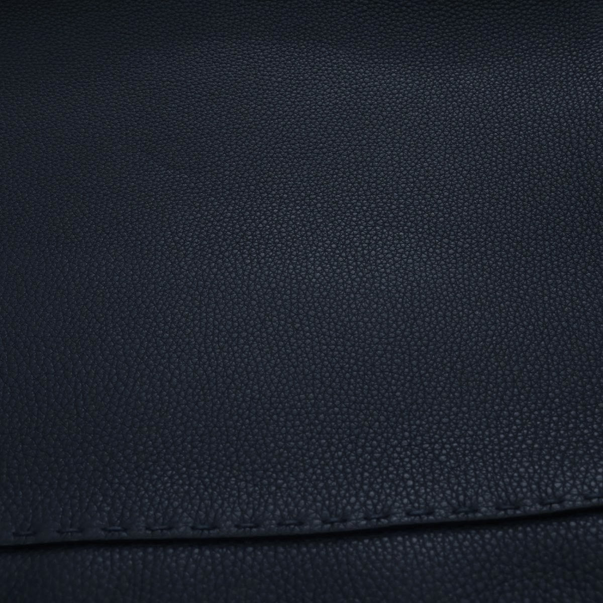 Fendi Selleria Peekaboo Fit Bag Leather, NAVY, LEATHER, Handbag