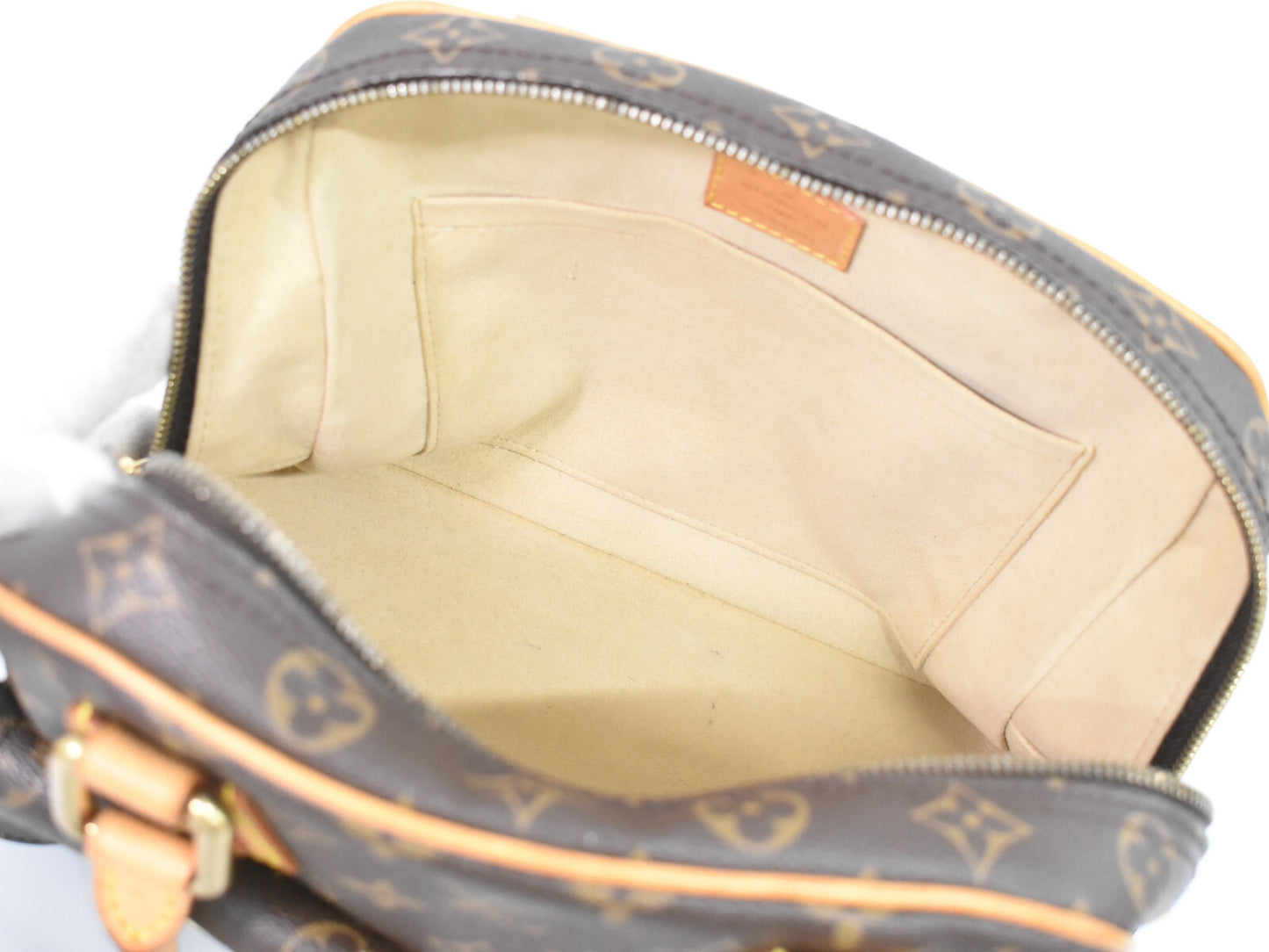 Louis Vuitton Manhattan Handbag Monogram Canvas, BROWN, CANVAS, Handbag