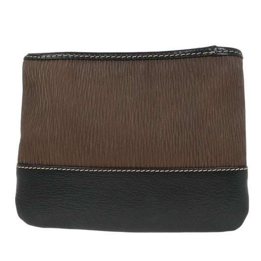 Loewe Velazquez Clutch Bag Leather, Brown, Leather, Clutch