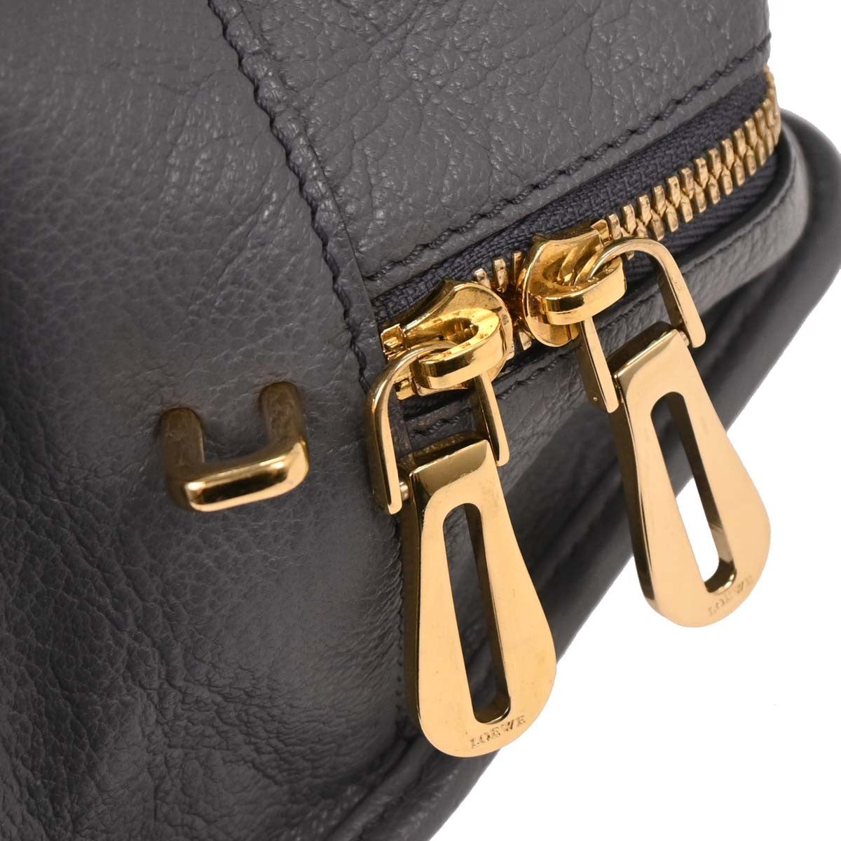 Loewe Amazona Bag Leather, GRAY, LEATHER, Handbag