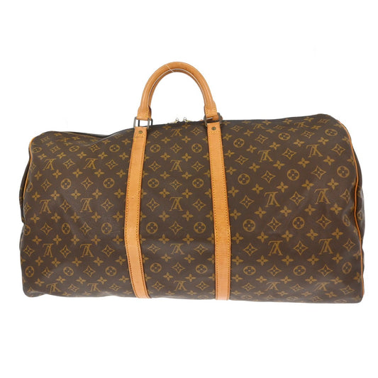 Louis Vuitton Keepall Bag Monogram Canvas, Brown, Canvas, Travel Bag