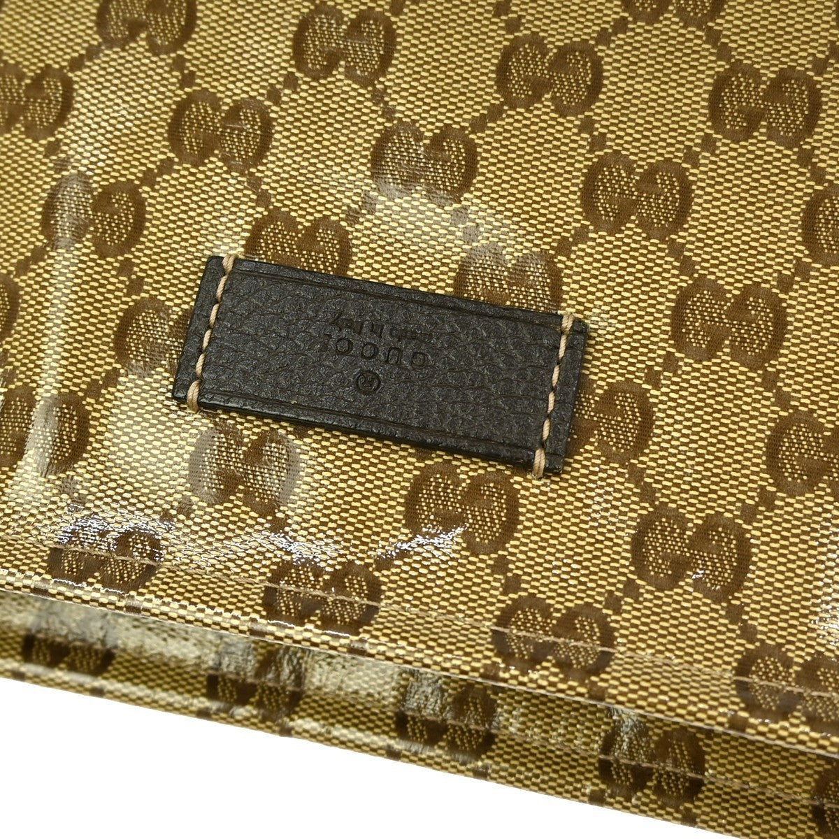 Gucci Zip Top Messenger Bag GG Imprime, "brown + Beige", Canvas, Shoulder Bag