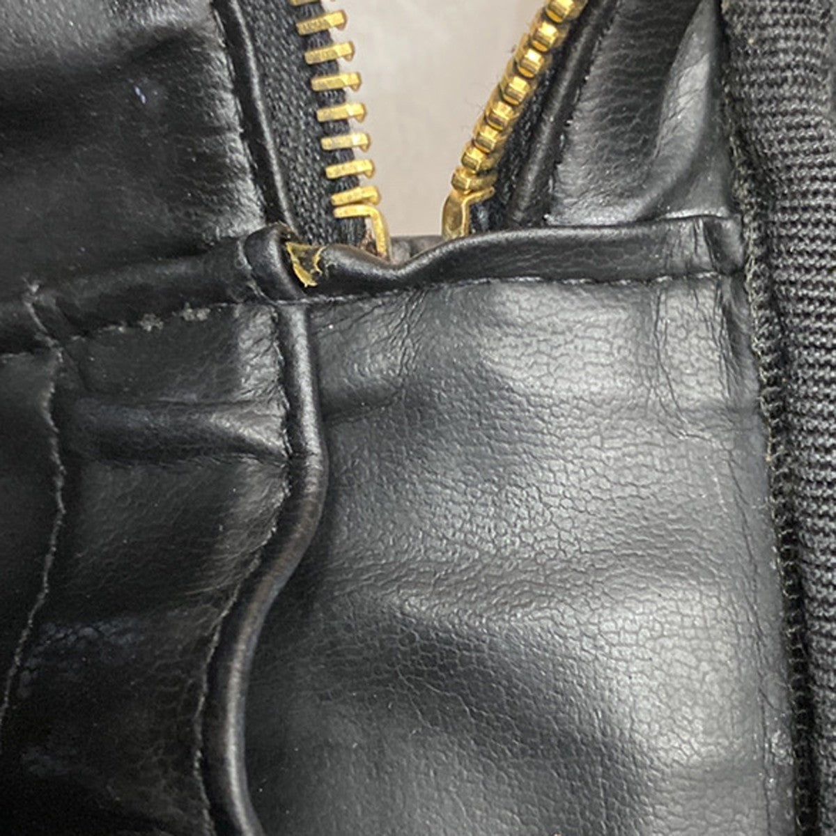 Chanel Vanity pouch Leather, BLACK, LEATHER, Toiletry Case