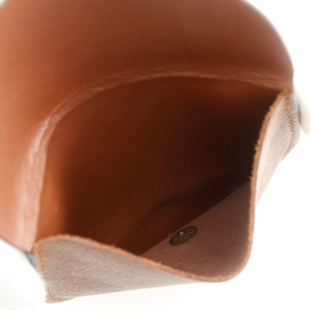 Louis Vuitton Porte Monnaie Gousset Canvas, BROWN, CANVAS, Wallets