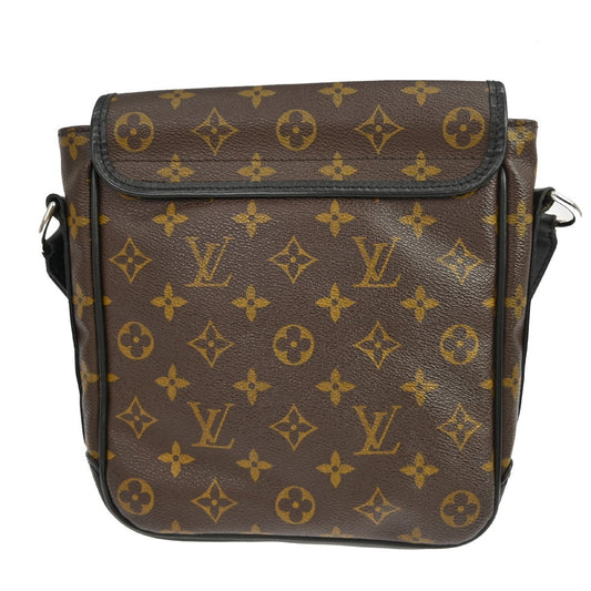 Louis Vuitton Bass Messenger Bag Macassar Monogram Canvas, Brown, Canvas, Shoulder Bag