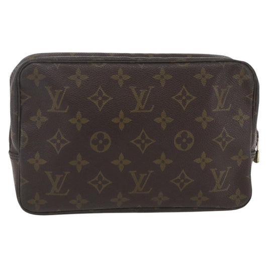 Louis Vuitton Trousse Toilette Monogram Canvas, BROWN, CANVAS, Clutche & pouche