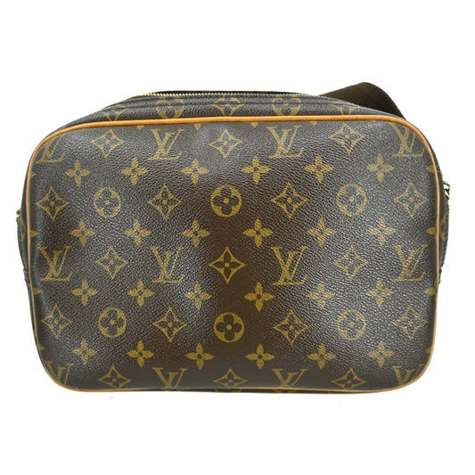 Louis Vuitton Reporter Bag Monogram Canvas, BROWN, CANVAS, Shoulder bag