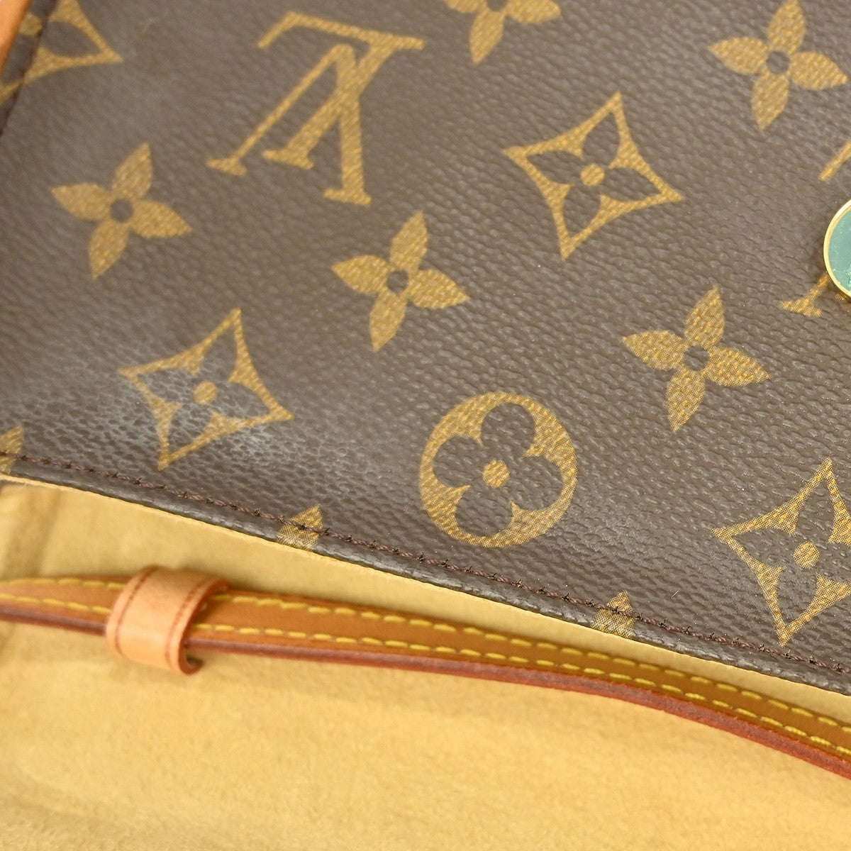 Louis Vuitton Twin Handbag Monogram Canvas, BROWN, CANVAS, Clutche & pouche