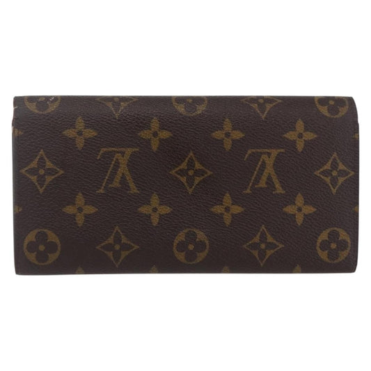 Louis Vuitton Emilie Wallet Monogram Canvas, BROWN, CANVAS, Wallets